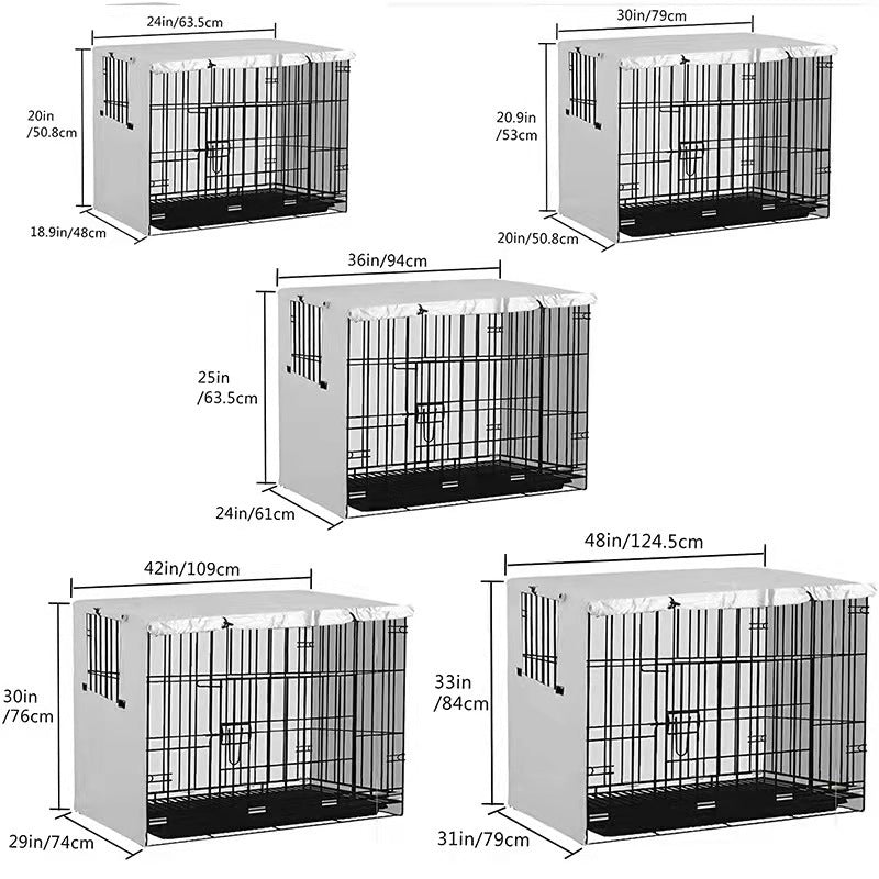 Oxford Cloth Pet Cage Peripheral Durable Protective Cover