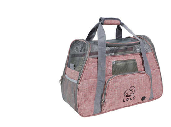 Oxford Cloth Cat Bag Breathable Folding Pet Outing Carrying Bag