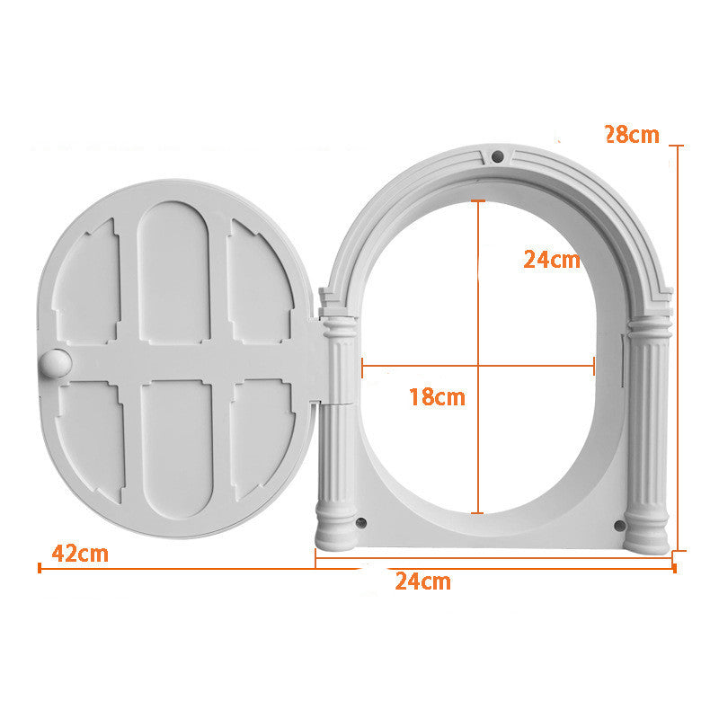 Home Simple Can Control The Direction Of Entry And Exit Cat Dog Door Pet Products