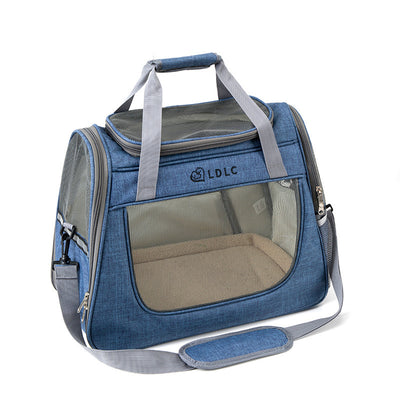 Oxford Cloth Cat Bag Breathable Folding Pet Outing Carrying Bag